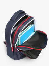 Sac  Dos 3 Compartiments Federat. france football Bleu fff 25BX204B-vue-porte