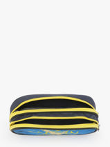 Trousse 2 Compartiments Pokemon Bleu pikachu eclair 25IK207D-vue-porte