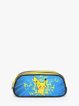 Pennenzak 2 Compartimenten Pikachu Eclair Pokemon Blauw pikachu eclair 25IK207D