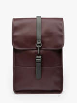 Backpack Mini - Sac � Dos 1 Compartiment + Pc 13" Rains Rouge city 13020