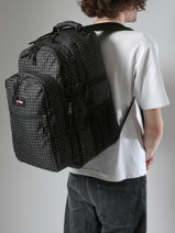 Sac  Dos 2 Compartiments + Pc 16" Eastpak Gris authentic K955-vue-porte