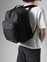 Rugzak 2 Compartimenten Met 15" Laptopvak Eastpak Zwart authentic K40F-vue-porte