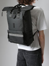 Rugzak Met 17" Laptopvak Cabaia Zwart adventurer L-vue-porte