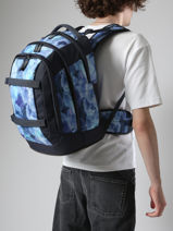 Rugzak 2 Compartimenten Satch Blauw pack 1322-vue-porte