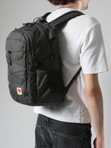 Rugzak 2 Compartimenten Met 13" Laptopvak Fjallraven Grijs skule 23349-vue-porte