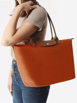 Longchamp Le pliage original Besace Orange-vue-porte