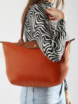 Longchamp Le pliage original Besace Orange-vue-porte