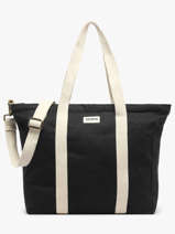 Sac Port� �paule Cesar Coton Hindbag Noir best seller CESAR