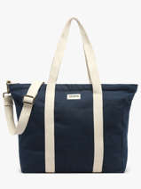 Sac Port� �paule Cesar Coton Hindbag Bleu best seller CESAR