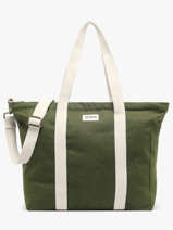 Sac Port paule Cesar Coton Hindbag Vert best seller CESAR