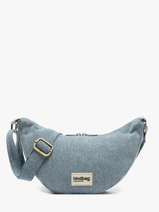 Sac Bandouli�re Denim Coton Hindbag Bleu denim DE