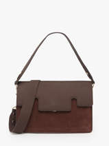 Sac Port paule La Suite Cuir Paul marius Marron la suite GABRISUI