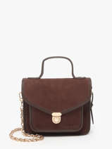 Sac Bandoulire La Suite Cuir Paul marius Marron la suite GEOX2SUI