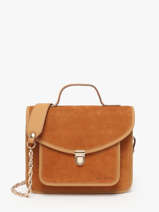 Sac Bandouli�re La Suite Cuir Paul marius Marron la suite GEOR2SUI
