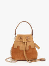 Sac Bandouli�re La Suite Cuir Paul marius Orange la suite CAPUXSUI