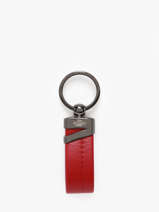 Sleutelhanger Foulonne Leder Yves renard Rood foulonne 2328