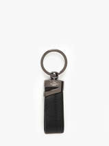 Porte-clefs Cuir Yves renard Noir foulonne 2328
