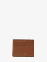 Porte-cartes Cuir Yves renard Marron foulonne 232