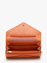 Portefeuille Enveloppe Leder Yves renard Oranje enveloppe 29283-vue-porte