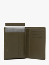 Portefeuille Cuir Yves renard Vert smooth 15418-vue-porte