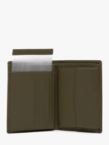 Portefeuille Cuir Yves renard Vert smooth 15419-vue-porte