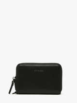 Porte-monnaie Et Bandoulire Cuir Etrier Noir oxer EOXE096M