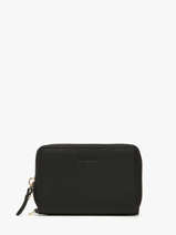 Porte-monnaie Et Bandoulire Cuir Etrier Noir equestre EEQT096M
