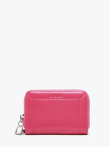 Porte-monnaie Cuir Etrier Rose altesse EALT096M