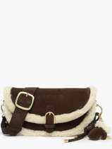 Sac Bandouli�re Alpin Cuir Etrier Marron alpin EALP050S