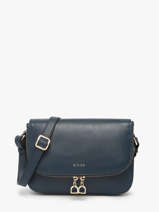 Sac Bandoulire M Tradition Cuir Etrier Bleu tradition ETRA059M