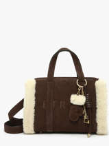 Cross Body Tas Alpin Leder Etrier Bruin alpin EALP140S