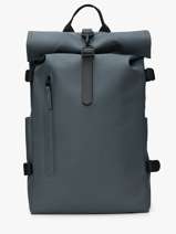 Rolltop Rucksack Large - Sac � Dos Rains Gris city 14590