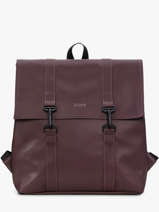 Sac  Dos 1 Compartiment Rains Rouge city 13310