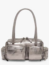 Schoudertas 90's Leder Paul marius Zilver 90's BASSE90S