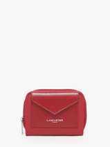Portefeuille Maya Cuir Lancaster Rouge maya 3