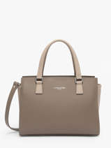 Sac Trapze Smooth Cuir Lancaster Gris smooth 3