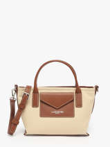 Sac Bandoulire Canvas Kba Lancaster Beige canvas kba 49