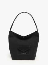 Sac Port paule Suedine Kba Polyester Lancaster Noir suedine kba 60
