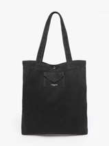 Sac Port� �paule Suedine Kba Polyester Lancaster Noir suedine kba 61