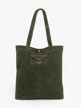 Sac Port paule Suedine Kba Polyester Lancaster Vert suedine kba 61