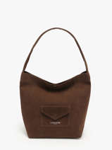 Sac Port paule Suedine Kba Polyester Lancaster Marron suedine kba 60
