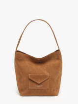 Sac Port� �paule Suedine Kba Polyester Lancaster Beige suedine kba 60
