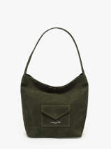 Sac Port paule Suedine Kba Polyester Lancaster Vert suedine kba 60