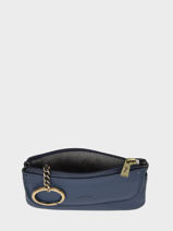 Porte-monnaie Marina Cuir Katana Bleu marina 753120-vue-porte