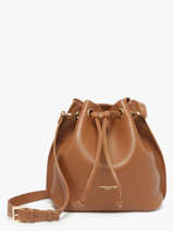Sac Bandoulire Alba Double Cuir Lancaster Marron alba double 81