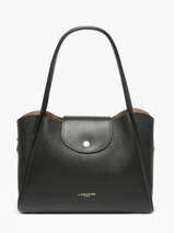 Sac Port paule Ida Double Cuir Lancaster Noir ida double 85