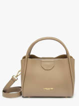Handtassen Ida Double Leder Lancaster Beige ida double 83