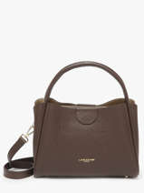 Sac  Main Ida Double Cuir Lancaster Marron ida double 84