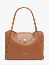 Sac Port paule Ida Double Cuir Lancaster Marron ida double 85