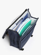 Sac  Dos 2 Compartiments Cabaia Bleu school L-vue-porte